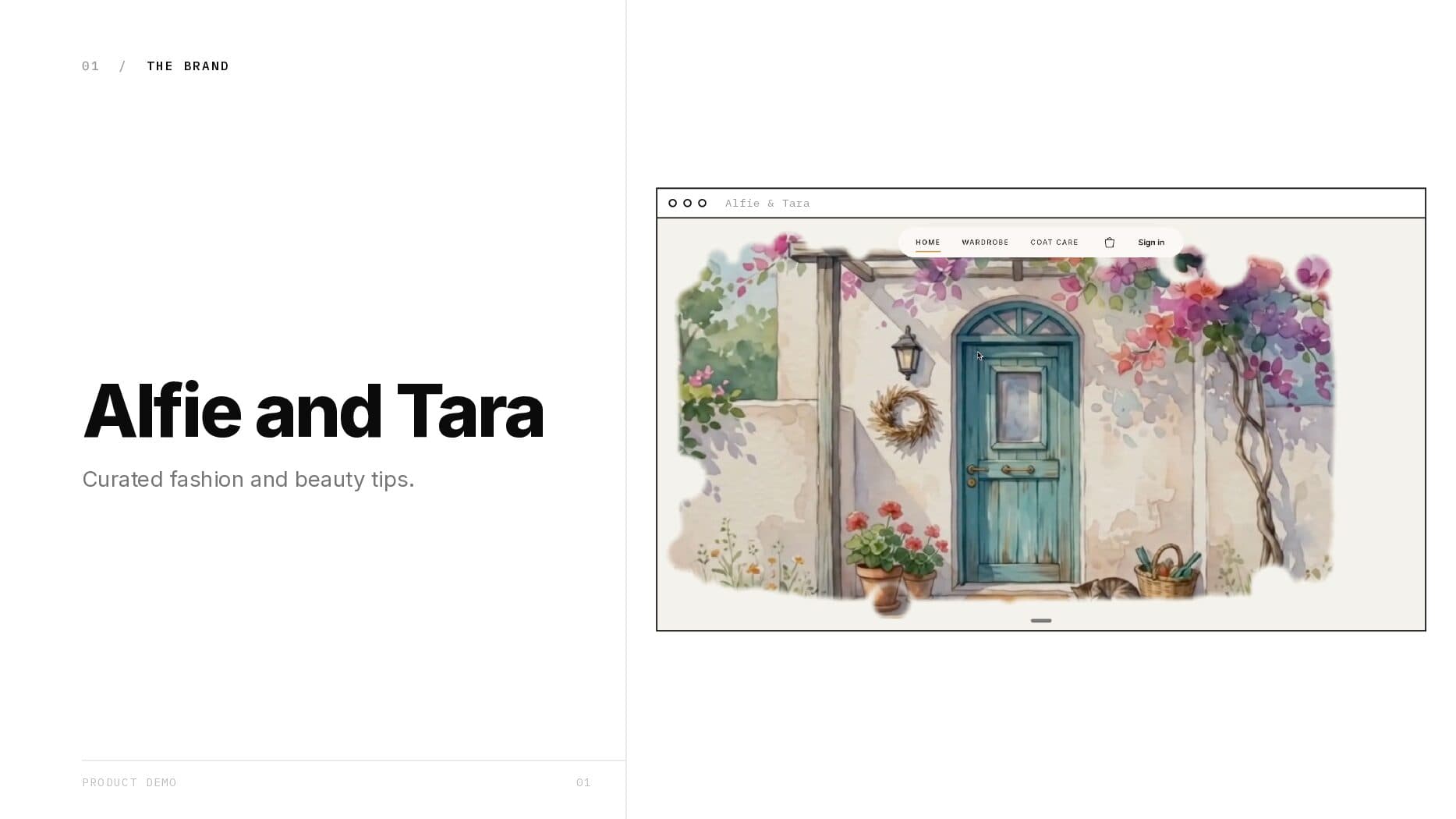 Alfie & Tara case study — page 1 of 5