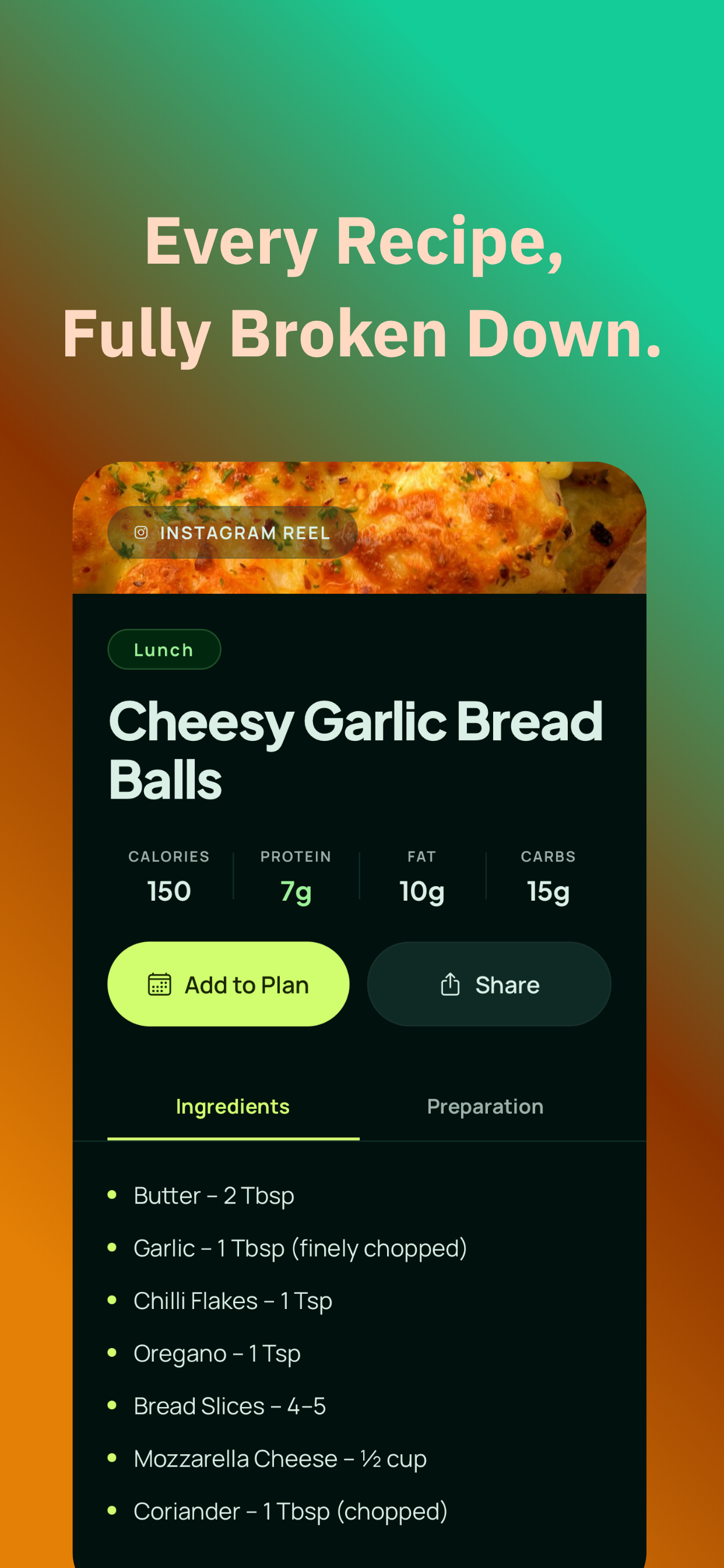 Instameals screenshot 3