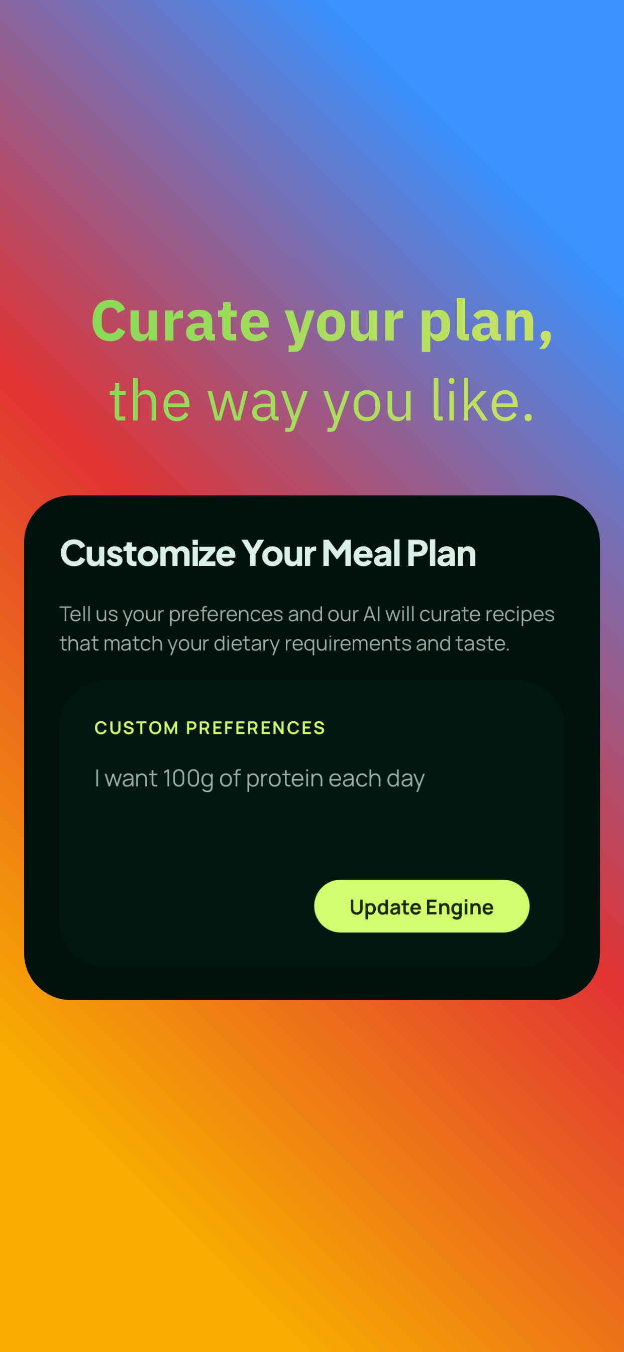 Instameals screenshot 5